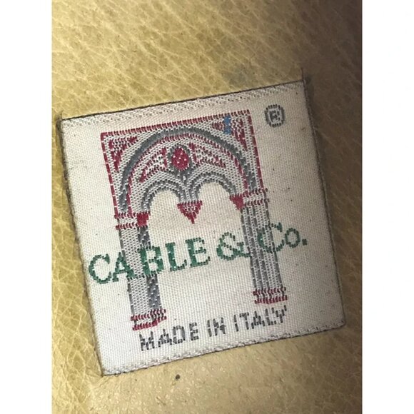 Cable & Co. Mens‎ Black Leather Round Toe Lace Up Derby Dress Shoes Size 9 - Picture 8 of 9